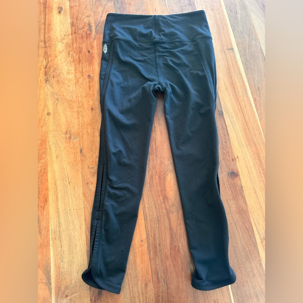 FP Movement by Free People Black Leggings With Cutout Detail on legs - Picture 4 of 5
